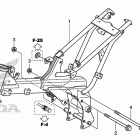 CRF110F Рама