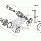 CRF250X ПУСКОВОЙ ЭЛЕКТРОДВИГАТЕЛЬ