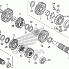 CRF250X ТРАНСМИССИЯ