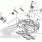 VT1300CS Задняя головка цилиндров