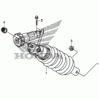 VT1300CXA Rear shock absorber (2)