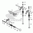 VT750C2S Camshaft valve (fr.)