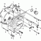 VT750CA Left crankcase cover (1)