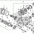 VT750CA Side gear case