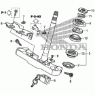 VT750CA Steering stem (1)