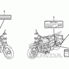 VT750S Caution label (2)