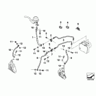 R1200R 10+ (K27) Тормозные трубки перед.(ABS)