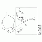 R1200R 10+ (K27) Sport windscreen