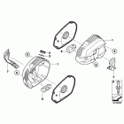 R1200GS 10+ (K25) Cylinder head cover / mounting parts