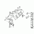 R1200GS 10+ (K25) Rear support, single piece