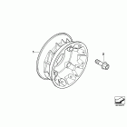 R1200GS 10+ (K25) Wheel hub rear