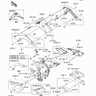 KLX140L (KLX140-BDF) Боковые крышки  /  крышка цепи
