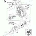 Ninja 300 (EX300-ADFA) Rear wheel  /  chain(adfa)(ca,us)