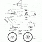 Ninja ZX-10R (ZX1000-JDF) Decals(p.f.s.white)(jdf)
