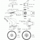 Ninja ZX-10R ABS (ZX1000-KDF) Decals(p.f.s.white)(kdf)(ca,us)