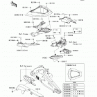 Ninja ZX-10R ABS (ZX1000-KDF) Боковые крышки  /  крышка цепи