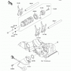 Ninja ZX-14R (ZX1400-EDF) Шестерни   /  вилки переключения