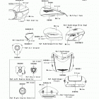 Vulcan 1700 Voyager (VN1700-ADF) Decals(silver  /  white)