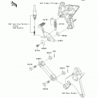 Z1000 (ZR1000-DDF) Педаль тормоза