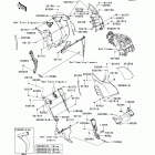 Concours 14 ABS (ZG1400-CDF) Cowling(center)(cdf)