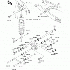 KLR650 (KL650-EDF) Задняя подвеска