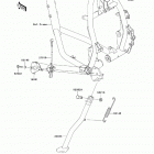 KLR650 (KL650-EDF) Подножка