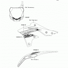 KX250F (KX250-ZDF) Наклейки