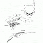 KX450F (KX450-FDF) Наклейки