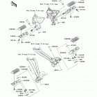 Ninja 1000 (ZX1000-GDF) Подножки