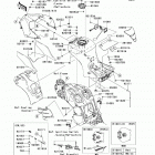 Ninja ZX-14R ABS (ZX1400-FDF) ТОПЛИВНЫЙ БАК
