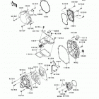 Ninja ZX-14R ABS (ZX1400-FDF) Крышки двигателя