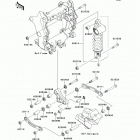 Ninja ZX-14R ABS (ZX1400-FDF) Подвеска  /  амортизатор