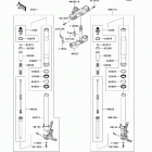 Ninja ZX-14R ABS (ZX1400-FDF) Передняя вилка