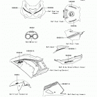 Ninja ZX-14R ABS (ZX1400-FDFA) Decals(black)(fdfa)