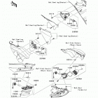 Ninja ZX-14R ABS (ZX1400-FDFA) Повторитель сигналов