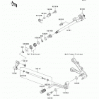 Ninja ZX-6R ABS (ZX636-FDF) Механизм переключения передач