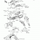 Ninja ZX-6R ABS (ZX636-FDF) Заднее крыло