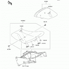 Ninja ZX-6R ABS (ZX636-FDF) Сидение