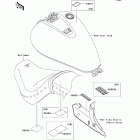 Vulcan 900 Classic LT (VN900-DDF) Наклейки предупреждения