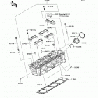 Z1000 (ZR1000-DDFA) ГОЛОВКА ЦИЛИНДРА
