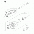 KLR650 (KL650-ECF) Передняя ступица