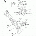 KLX110 (KLX110-CCF) Крепление двигателя