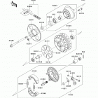 KLX110L (KLX110-DCF) Задняя ступица колеса