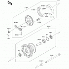 KLX110L (KLX110-DCF) Передняя ступица