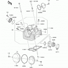 KLX140 (KLX140-ACF) ГОЛОВКА ЦИЛИНДРА