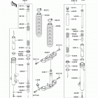 KLX140 (KLX140-ACF) Передняя вилка