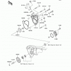 KX250F (KX250-YCF) ВОДЯНОЙ НАСОС