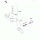 KX85 (KX85-ACF) Педаль тормоза