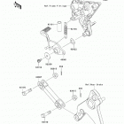 Ninja 1000 ABS (ZX1000-HCF) Педаль тормоза
