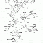 Ninja 250R (EX250-JCFA) Подножки